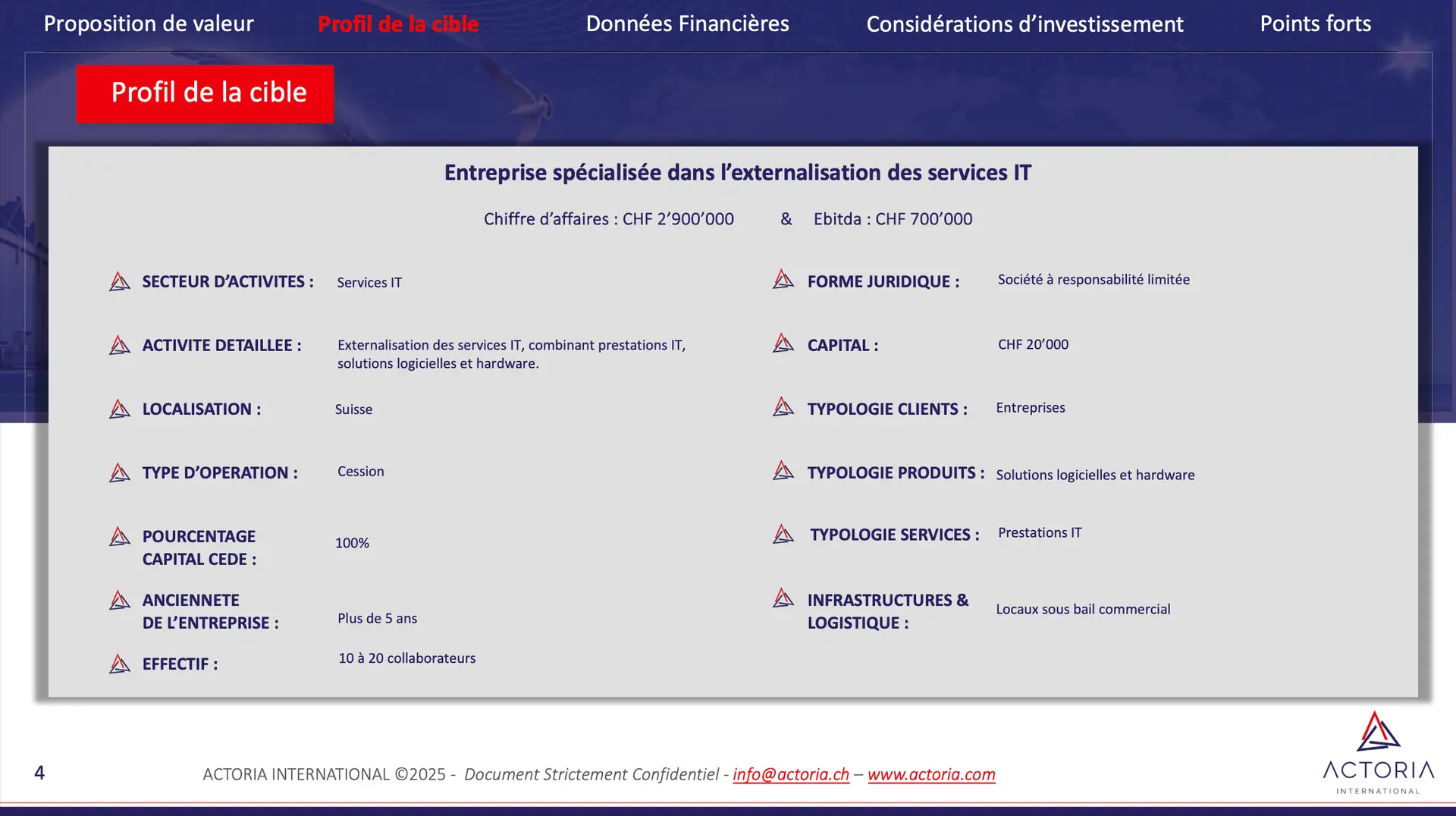 Company specializing in outsourcing IT services